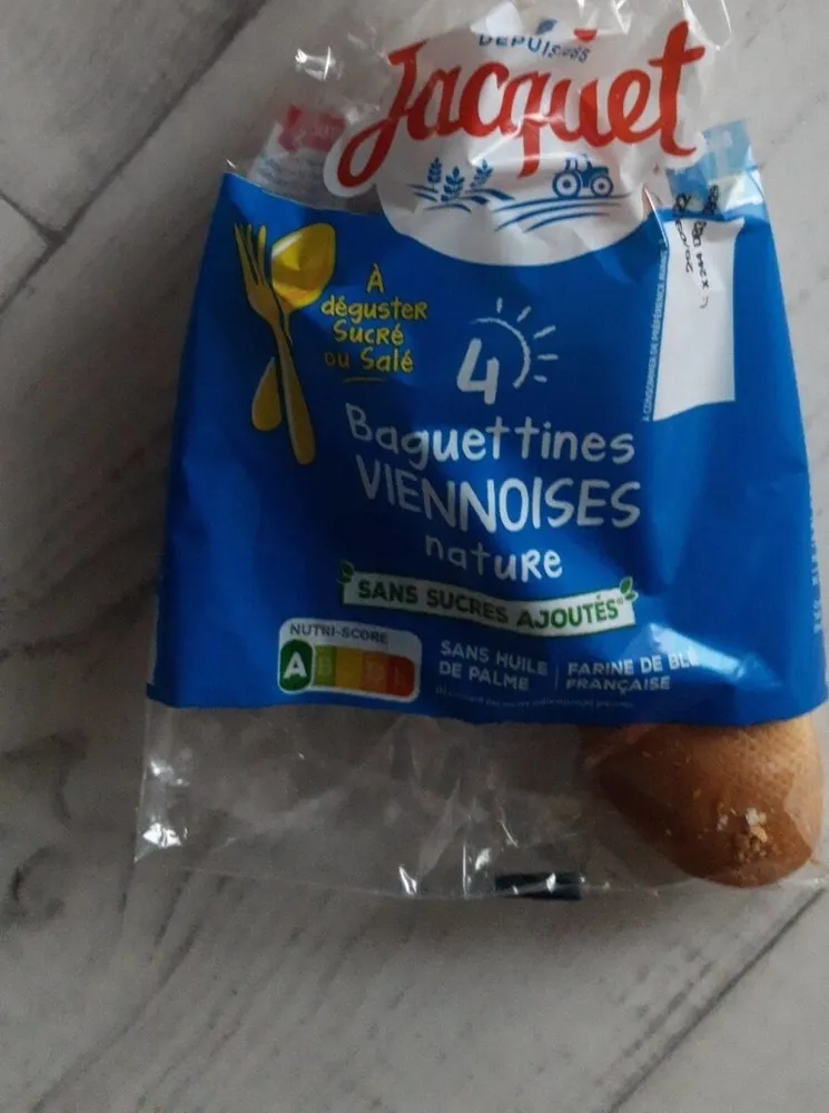 Baguettines viennoises nature