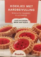 biscuits fourrés à la fraise