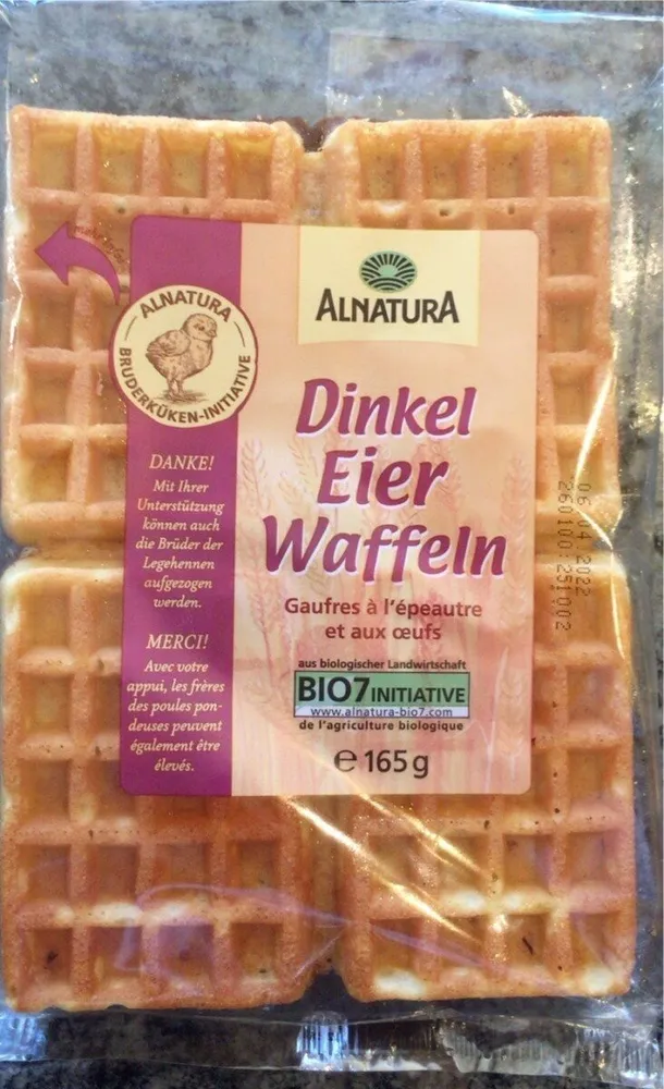 Gaufres àl’épeautre et aux oeufs