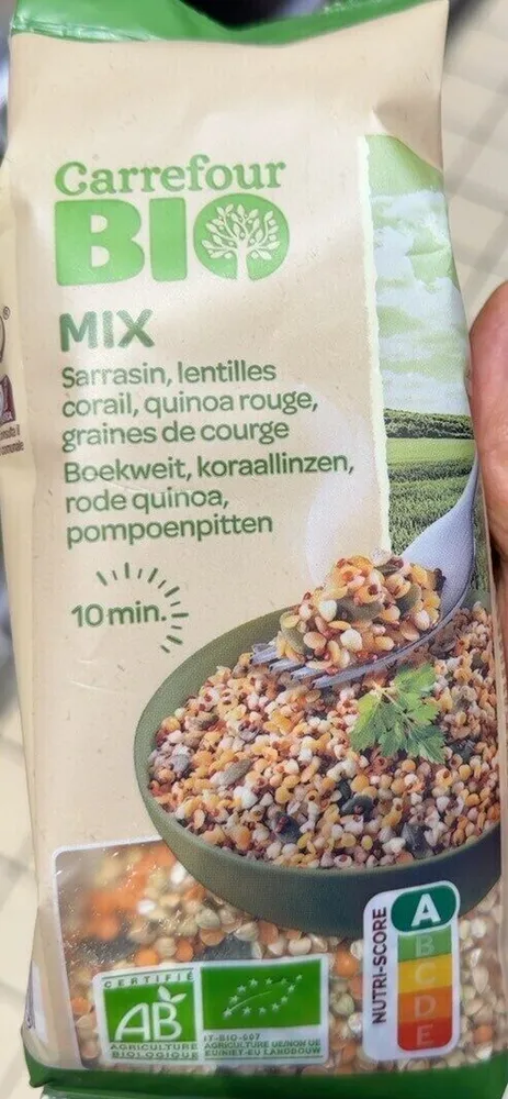 Mix Sarrasin, lentilles corail, quinoa rouge, graines de courge