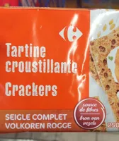 Tartine croustillante crackers