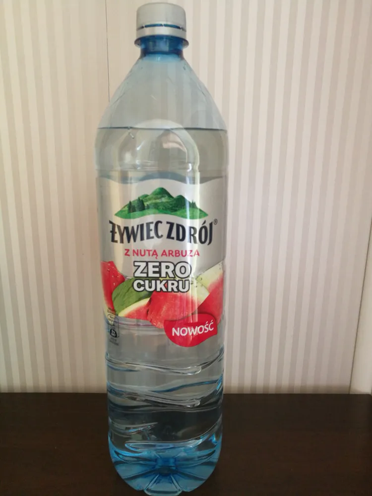 Żywiec Zdrój z Nutą, zero cukru. Napój niegazowany o smaku arbuza
