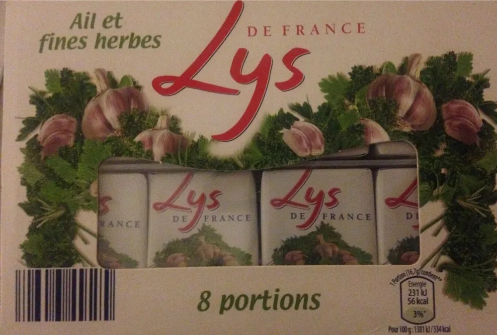 Ail et fines herbes 8 portions