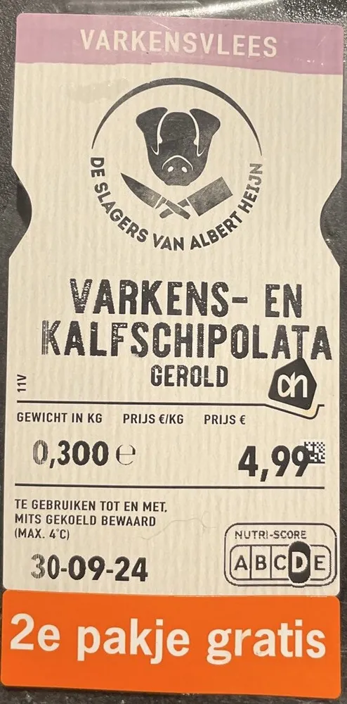 Varkens- En Kalfschipolata