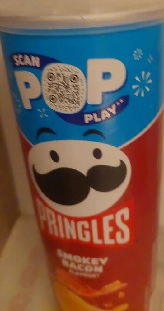 Chips pringles smokey bacon