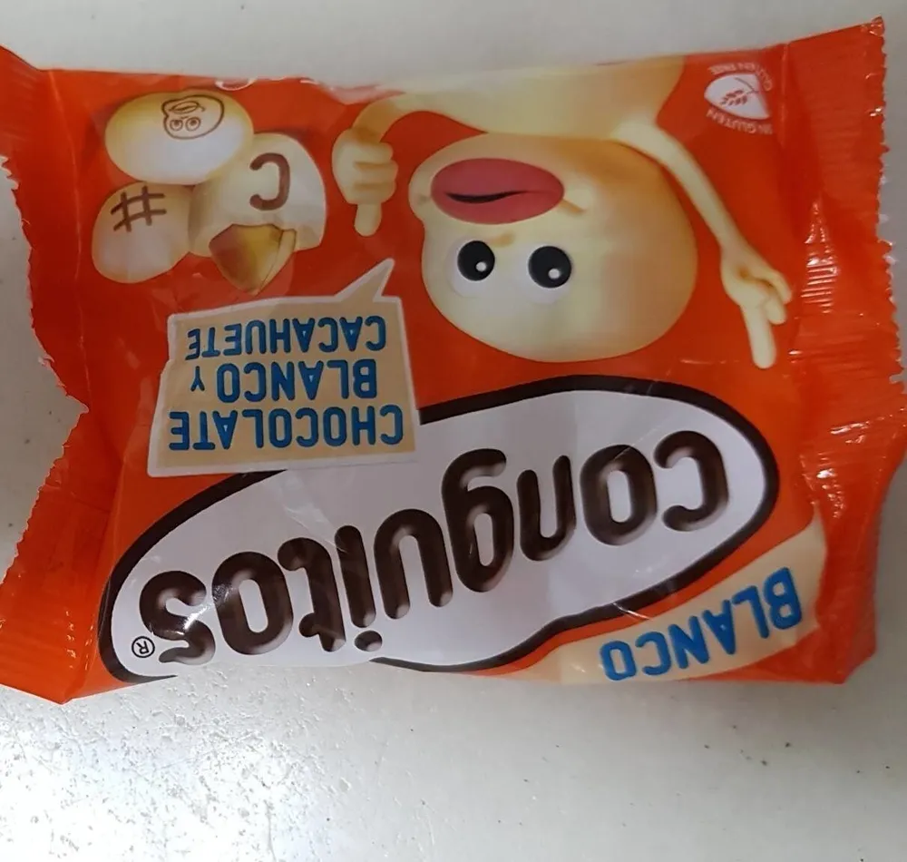 Conguitos  CHOCOLATE BLANCO y CACAHUETE