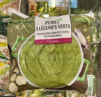 Purée 3 légumes verts