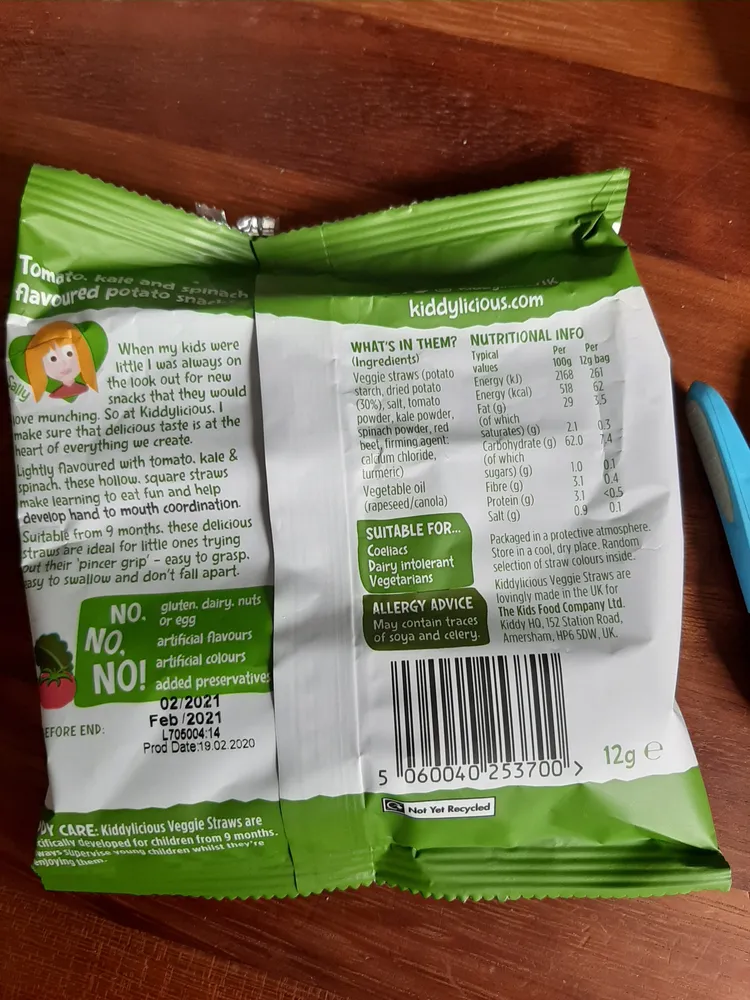 veggie straws
