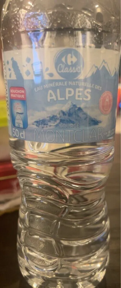 Eau mineral naturelle des Alpes