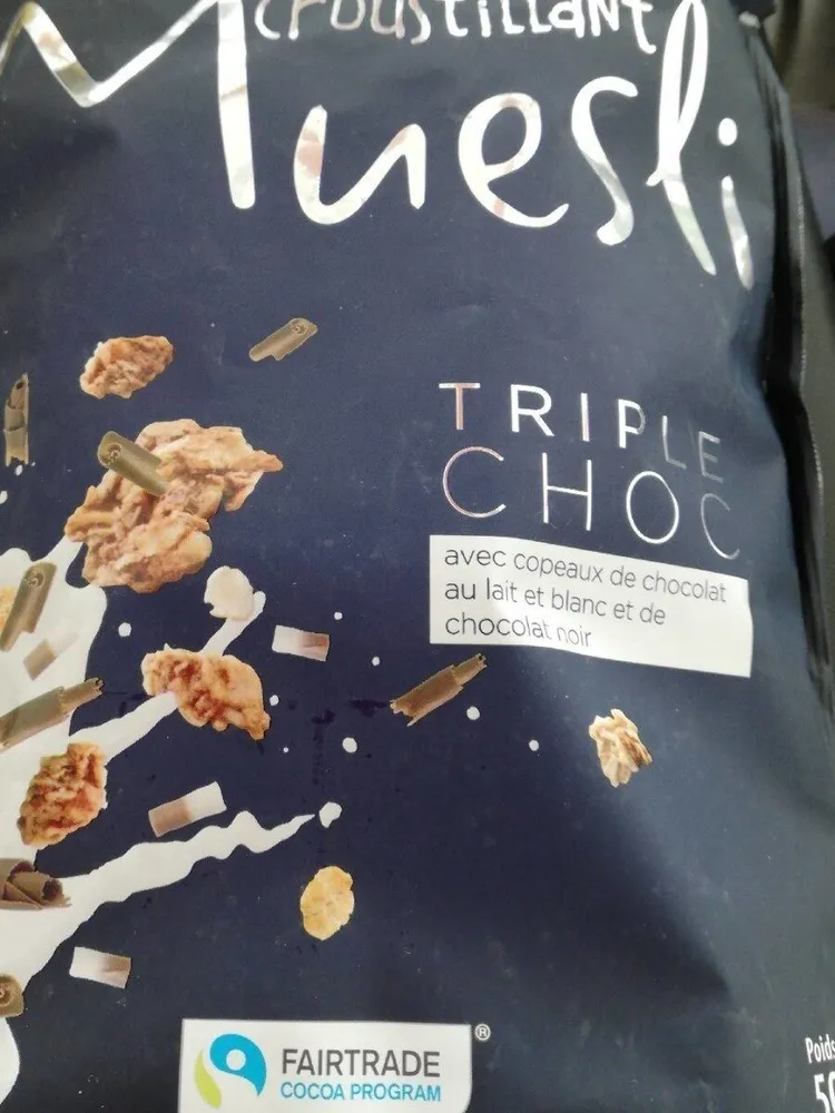 Muesli croustillant triple choc