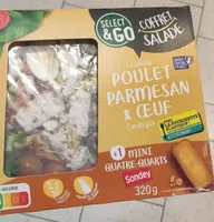 Coffre salade poulet parmesan et oeuf