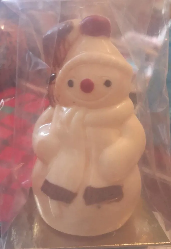 Bonhomme de neige chocolat blanc