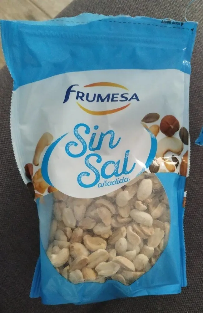 Cacahuete tostado sin sal