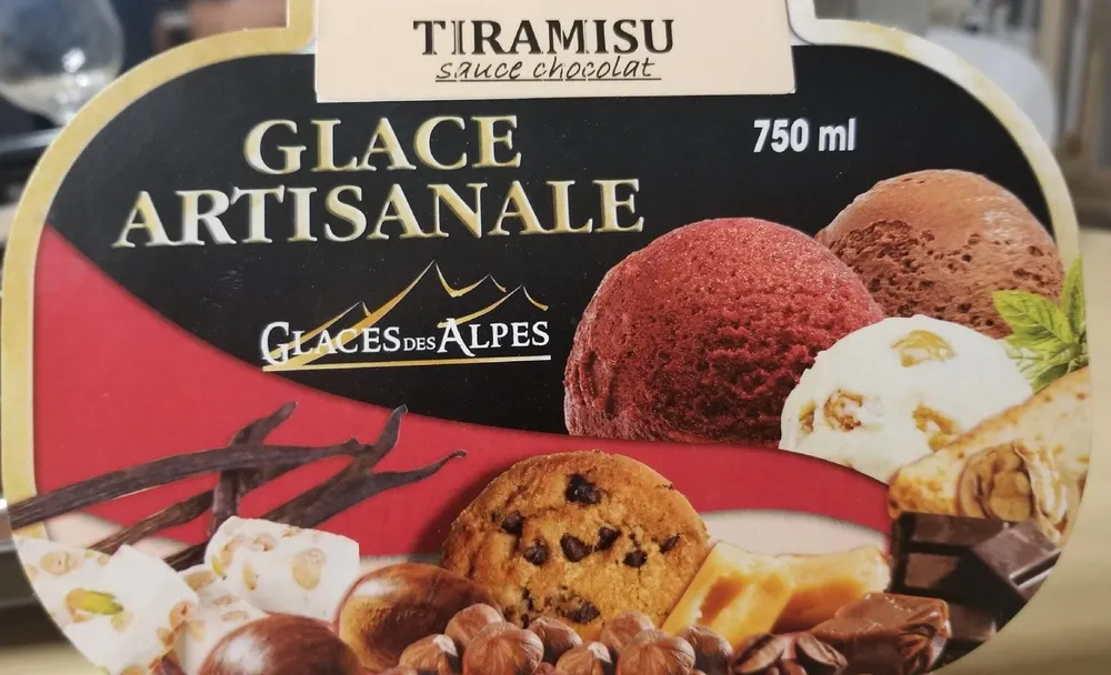 Glace tiramisu sauce chocolat