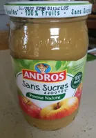 Compote de pomme nature sans sucres qjoutés