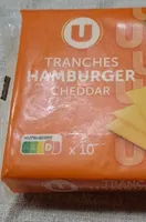 tranches hamburger cheddar