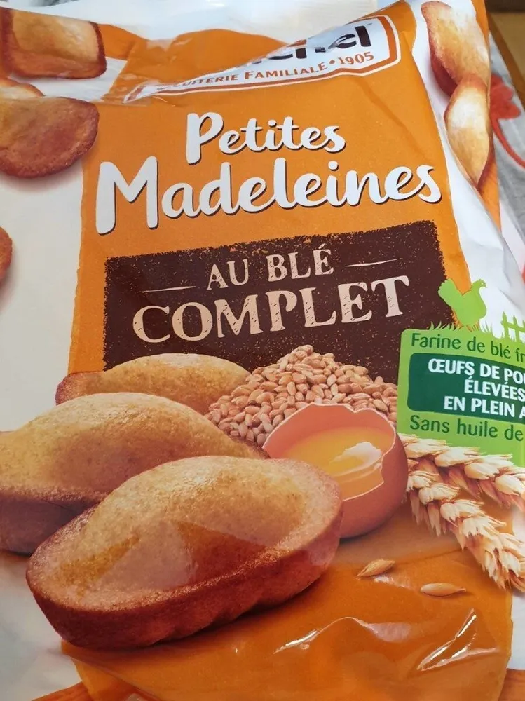 Petites Madeleines au blé complet