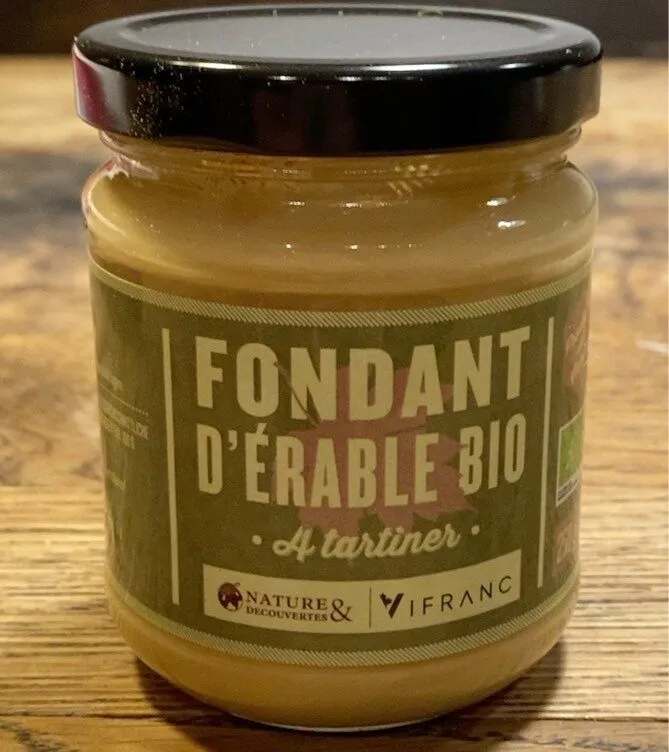 Fondant d’erable bio