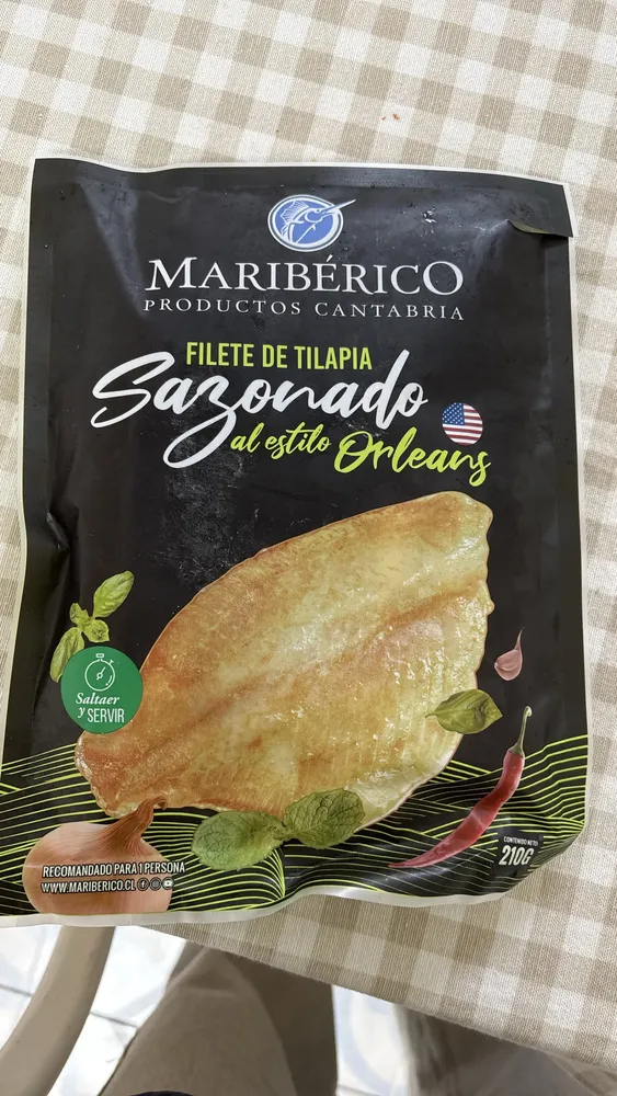 FILETE DE TILAPIA Sazonado al estilo Orleans