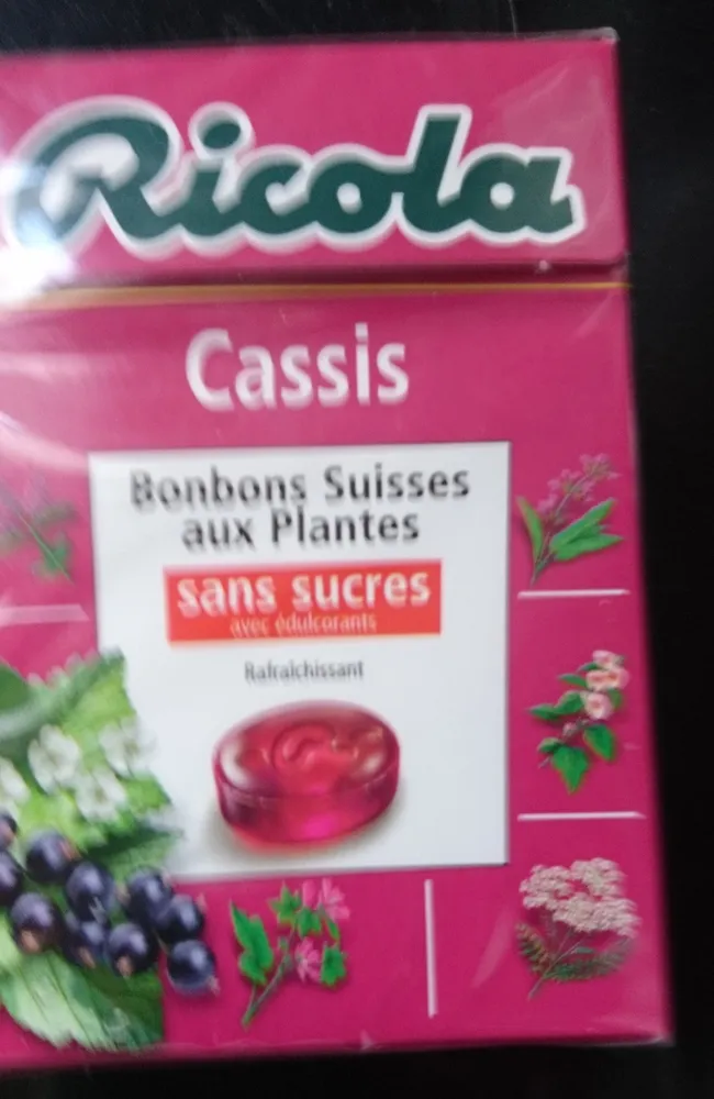 Ricola bonbons Suisse aux plantes sans sucre