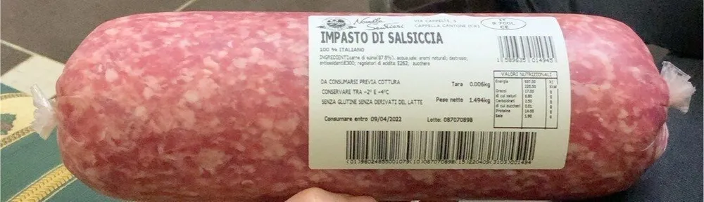 Impasto di salsiccia