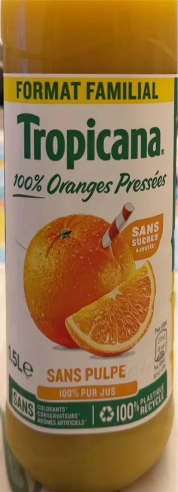 Tropicana 100% Oranges Pressées