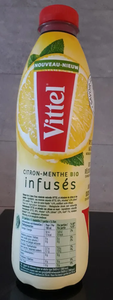 citron-menthe Bio infusés
