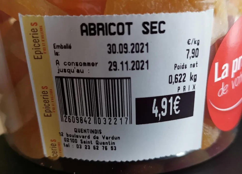 Abricot sec