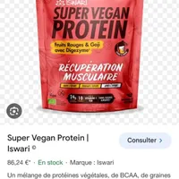 SUPER VEGAN PROTÉINE Fruits Rouges et Goji