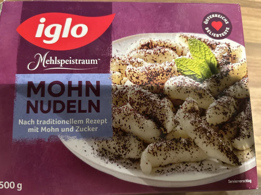Iglo Mohnnudeln
