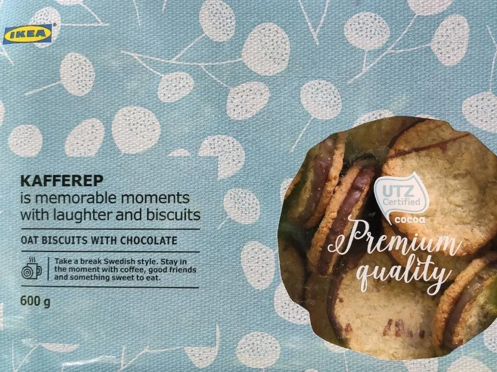 Kafferep oat biscuits with chocolate
