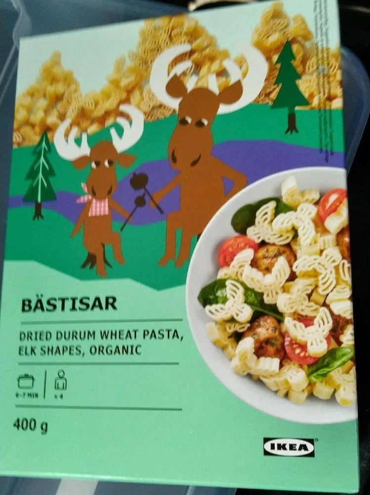 Bastisar Pasta - Pâtes alimentaire en forme d'élan