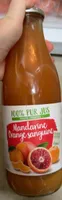 Jus mandarine orange sanguine