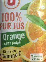 Jus d'Orange - Sans Pulpe