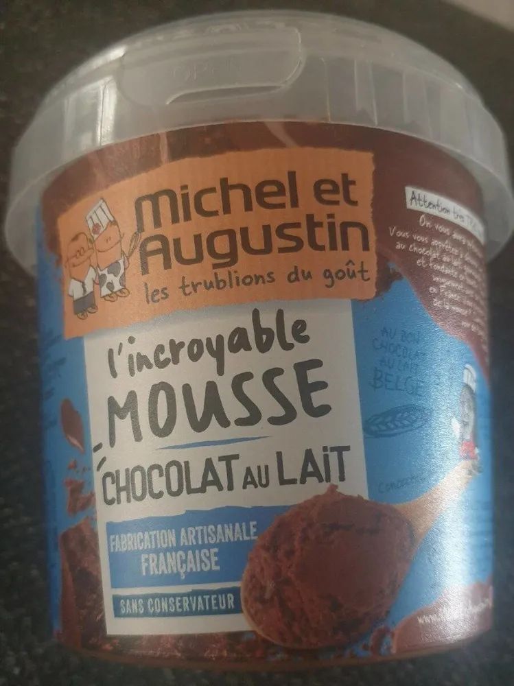 L'incroyable mousse au chocolat au lait