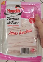 Pechuga de pavo Jugosas y tiernas finas lonchas