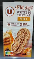 Biscuits P'tit dej' Miel et pépites de chocolat U