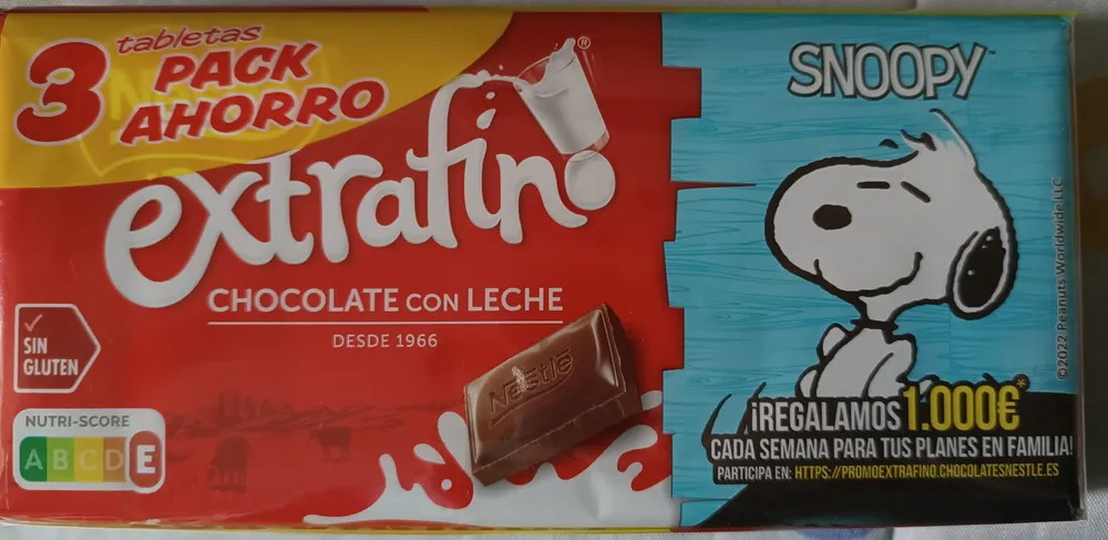 chocolate Nestlé extrafino