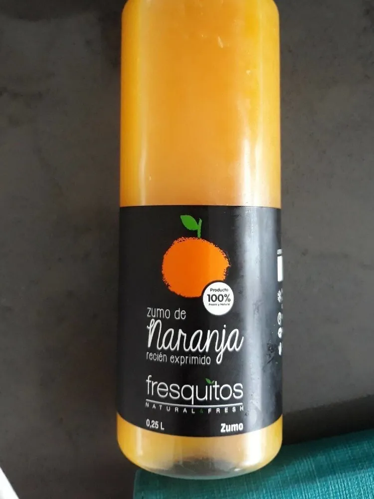 Zumo de naranja natural