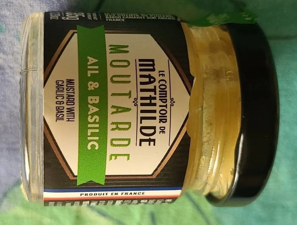 Moutarde Ail et Basilic