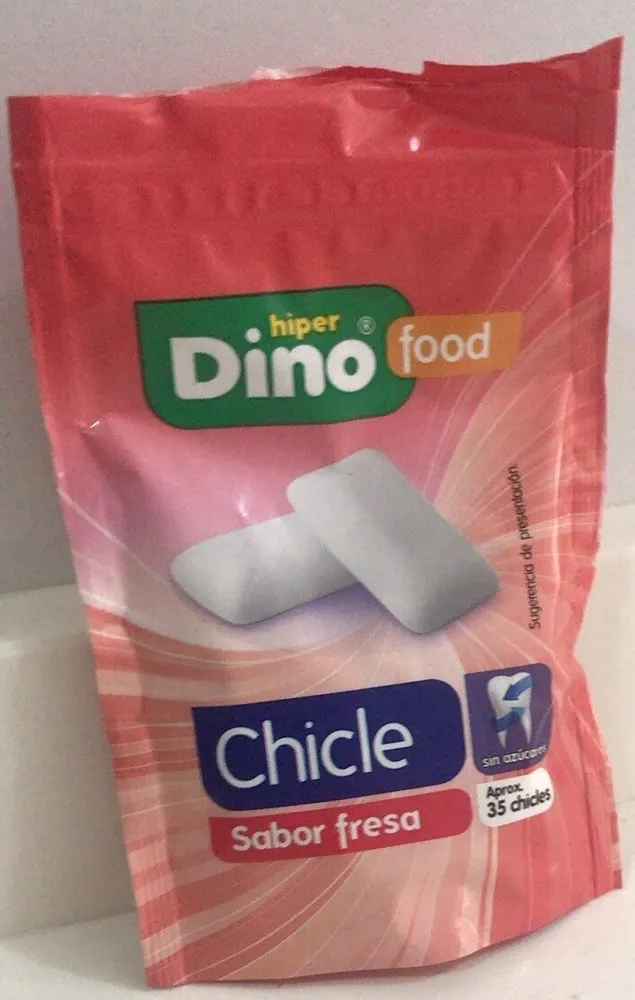 Chicle sabor fresa