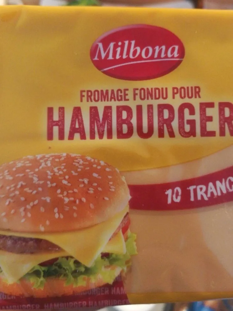 Fromage fondu hamburger