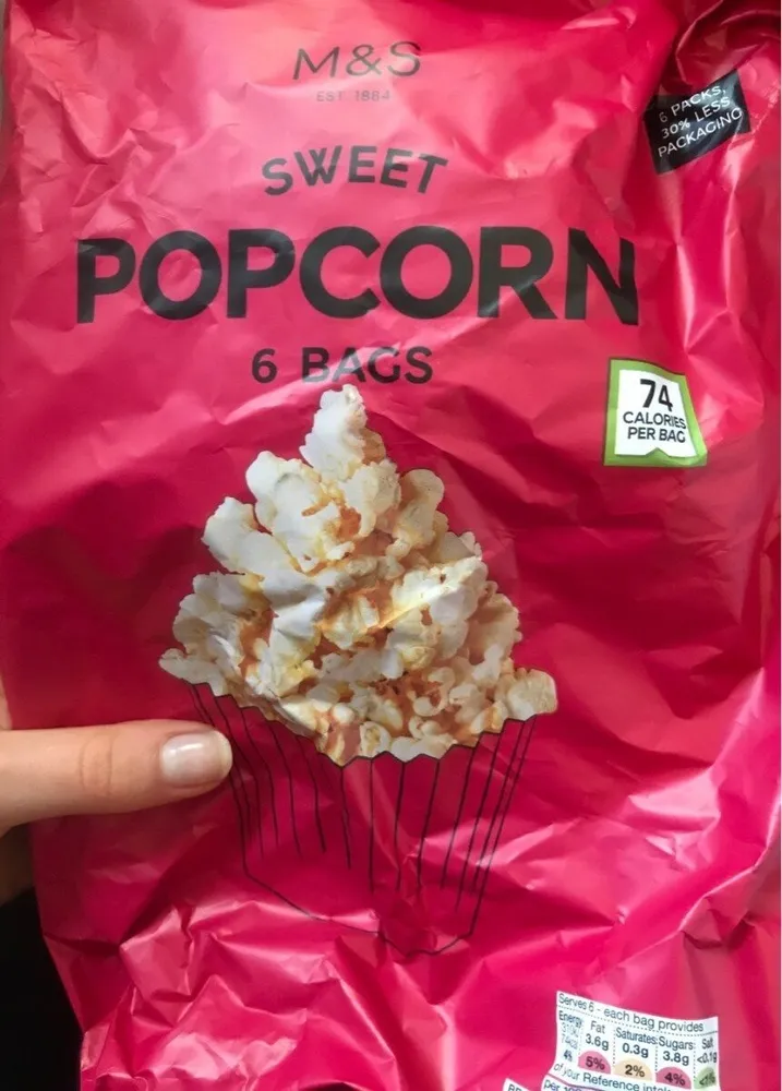 Sweet popcorn