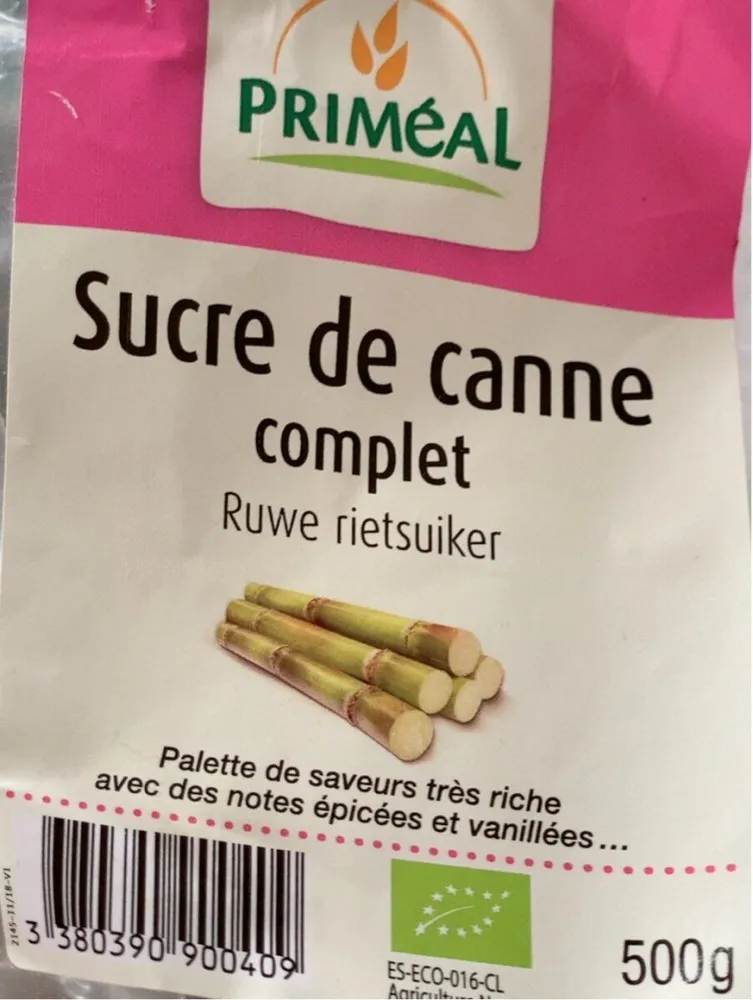 Sucre de canne complet