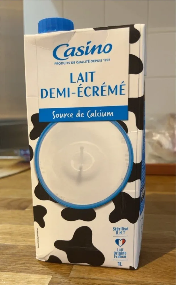 Lait Demi-écrémé