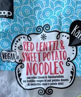 Red Lentil Sweet Potato Noodles