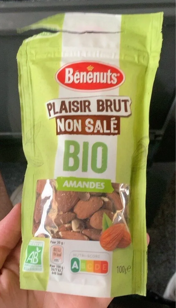non salé amandes