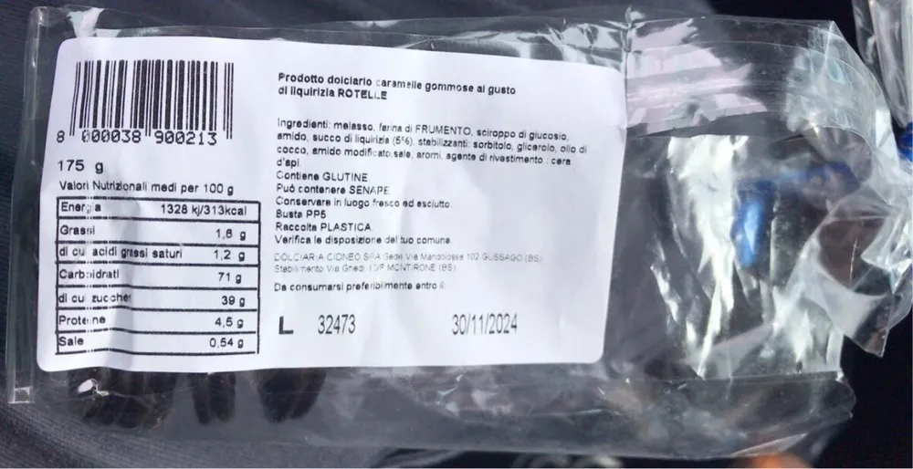 Liquirizia rotelle