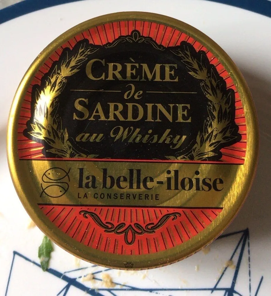 Crème de sardine au whisky