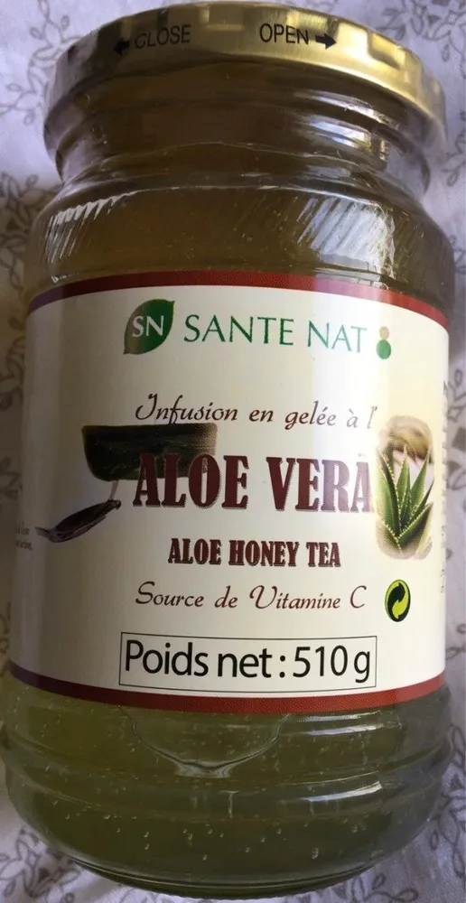 Infusion en gelée à l'aloe vera